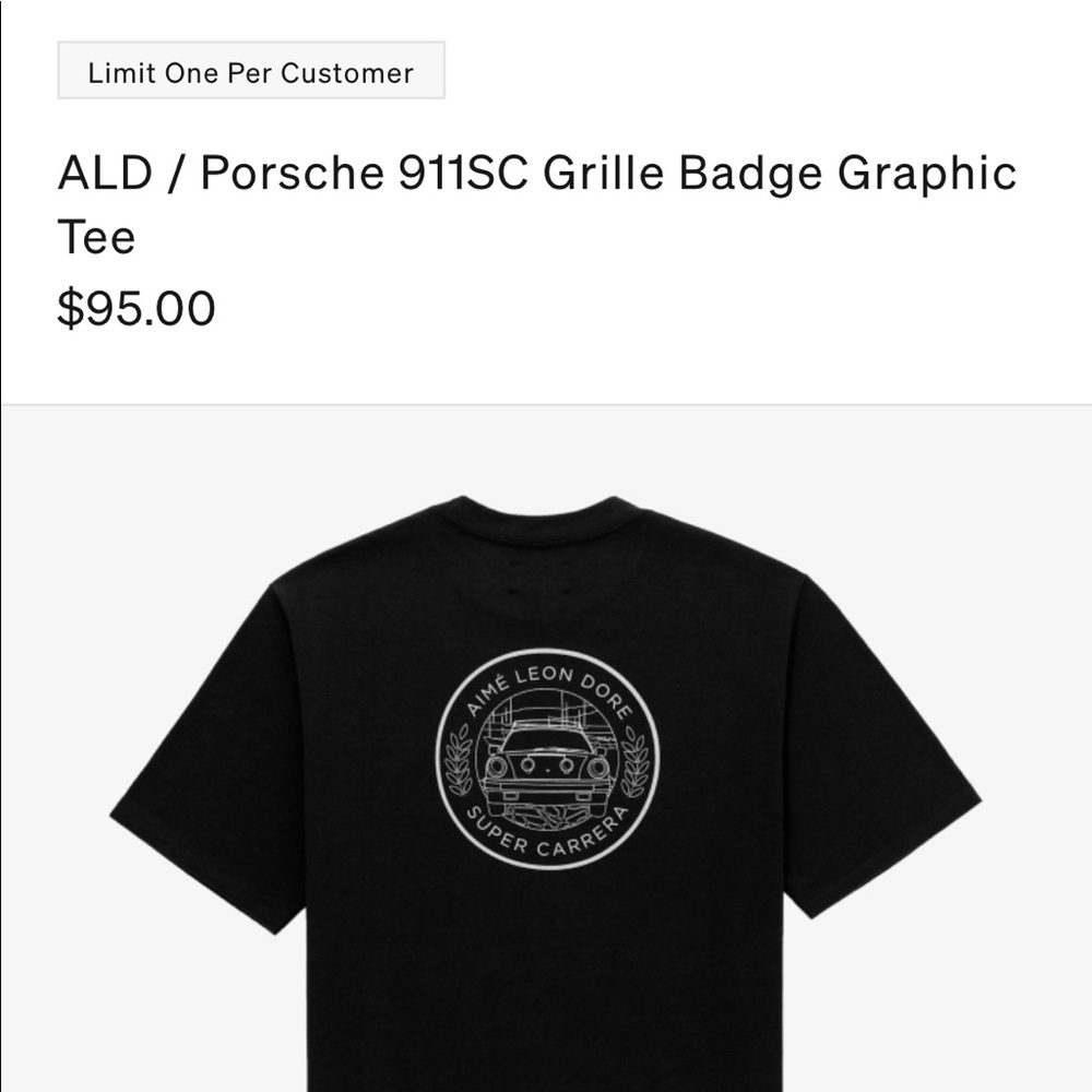 ALD Porsche T-shirt